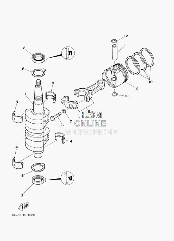 PISTON (0.50MM O/S) (OPT)