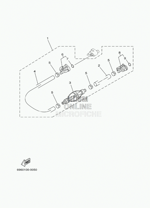 FUEL PIPE JOINT COMP. 2