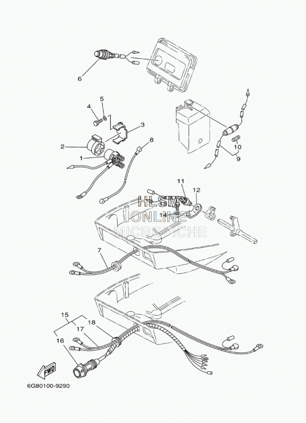 STARTING SWITCH ASSY (EH (E))