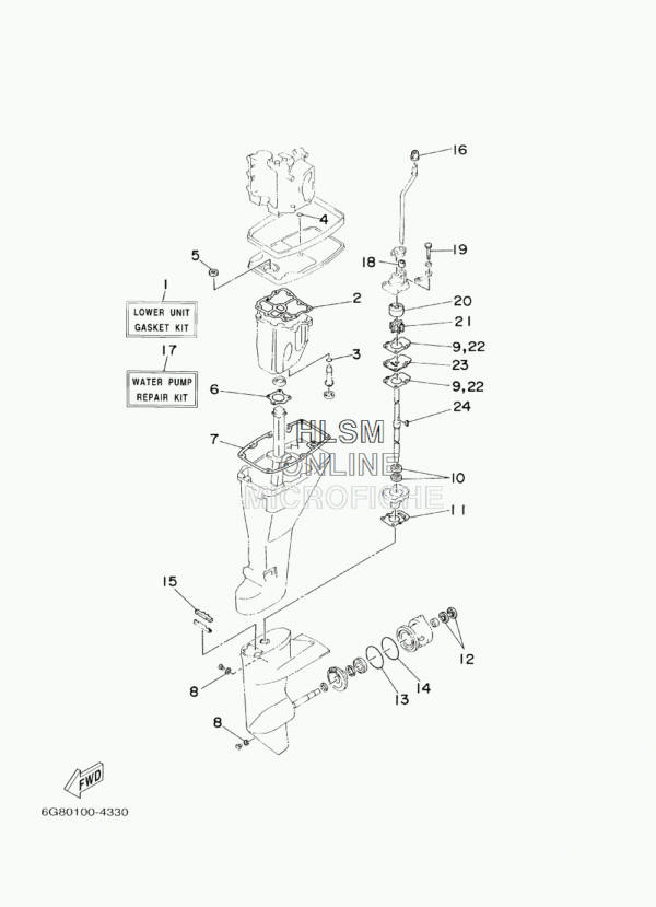 WATER PUMP REPAIR KIT