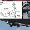 トヨタ グランエース GDH-303W ヒッチメンバー スチール 9036-00 TIGHT JAPAN タイトジャパン【メーカー直送、代引き不可】 - 画像 (2)