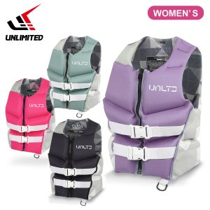 UNLIMITED CLASS WOMEN NEO VEST レディース ライフジャケット 水上バイク ライフベスト 小型特殊 JCI UV2505 2026新色追加