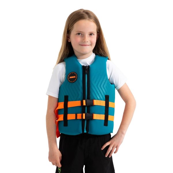 Jobe Neoprene Vest Kids Teal ネオプレンベスト キッズ ティールカラー 244925002 - 画像 (2)