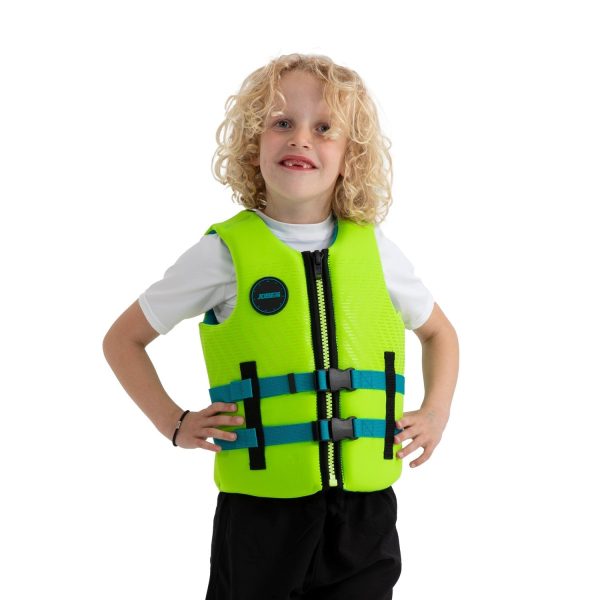 Jobe Neoprene Vest Kids Lime Green ネオプレンベスト キッズ ライムグリーン 244925003 - 画像 (2)
