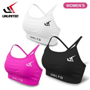 UNLIMITED スポーツブラ レディース 大人 スポーツウェア ブラトップ カップ付き 水陸両用 アンリミテッド UGW0720 2026新作