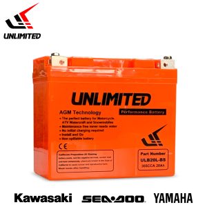 バッテリー ULB20L-BS UNLIMITED ジェットスキー マリンジェット 初期充電済 即使用可能 メンテナンスフリー アンリミテッド